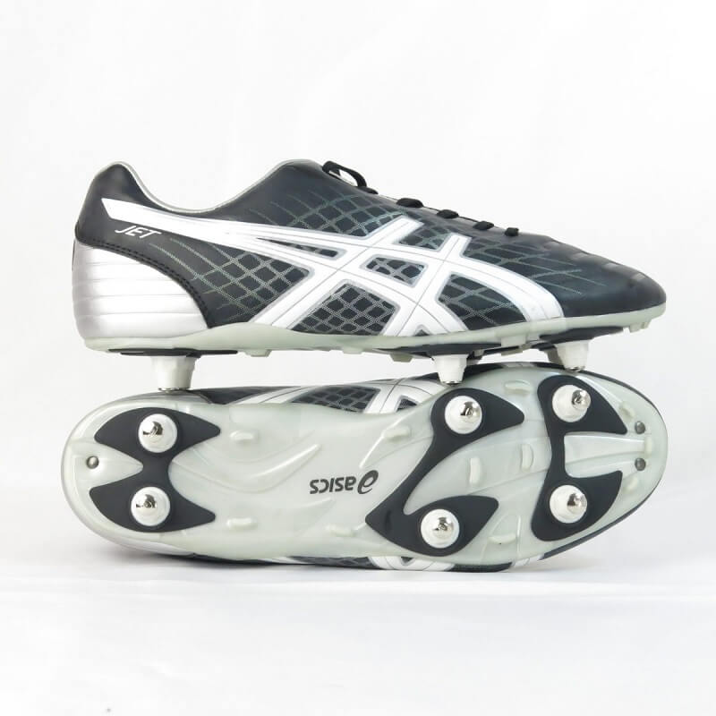Old-Firm-Boots-Asics-Jet-ST-SG-Black Football Boots