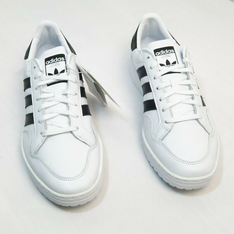 Old-Firm-Boots-Adidas-Originals-Team-Court-White Trainers Sneakers