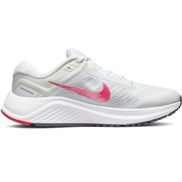 Nike-Air-Zoom-Structure-24-White Womens Trainers Running Shoes