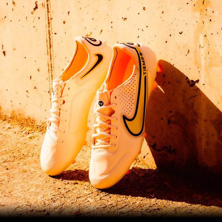 Nike Tiempo Legend 9 Elite Fg Football Boots Lucent Pack White, Yellow and Orange CZ8482-800
