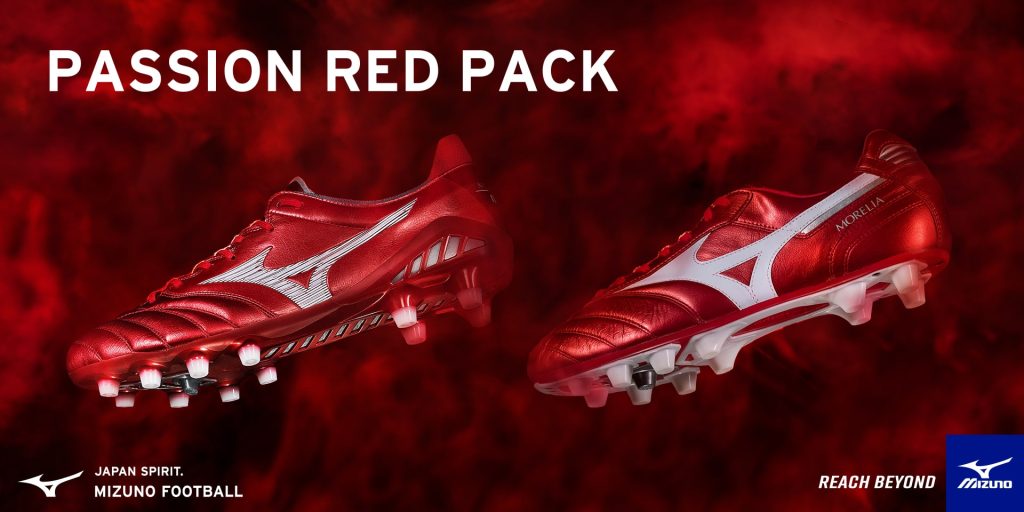 Mizuno Morelia Football Boots August 2022 Mizuno Morelia Football Boots - Red Passion Pack - August 2022 - Old Firm Boots