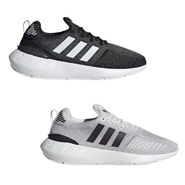 Adidas Swift Run 22 Black / Grey GZ34- Womens Trainers Running Shoes