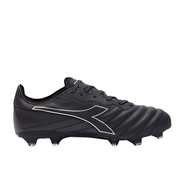 Old-Firm-Boots-Diadora-B-Elite-Pro-FG-K-Leather-Black Football Boots