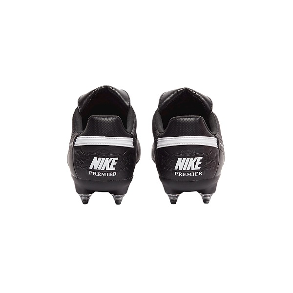 Old-Firm-Boots-Nike-The-Premier-3-SG-PRO-AC-Black-White-K-Leather-AT5890-010 Football Boots