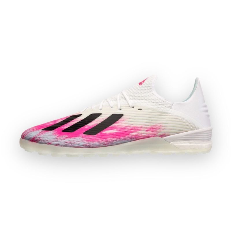 Adidas X 19.1 TF White / Pink – EG7135 – Astro Football Boots Trainers