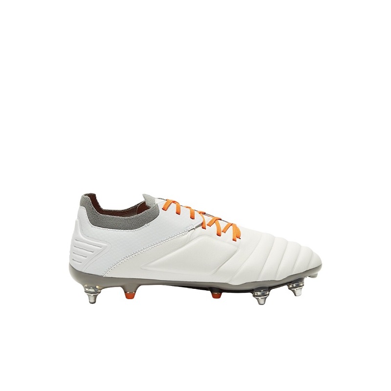 Old-Firm-Boots-Umbro-Tocco-Pro-SG-K-Leather-White Football Boots