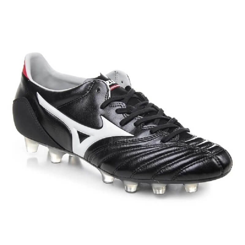 Old-Firm-Boots-Mizuno-Morelia-Neo-KL-MD-Black Football Boots