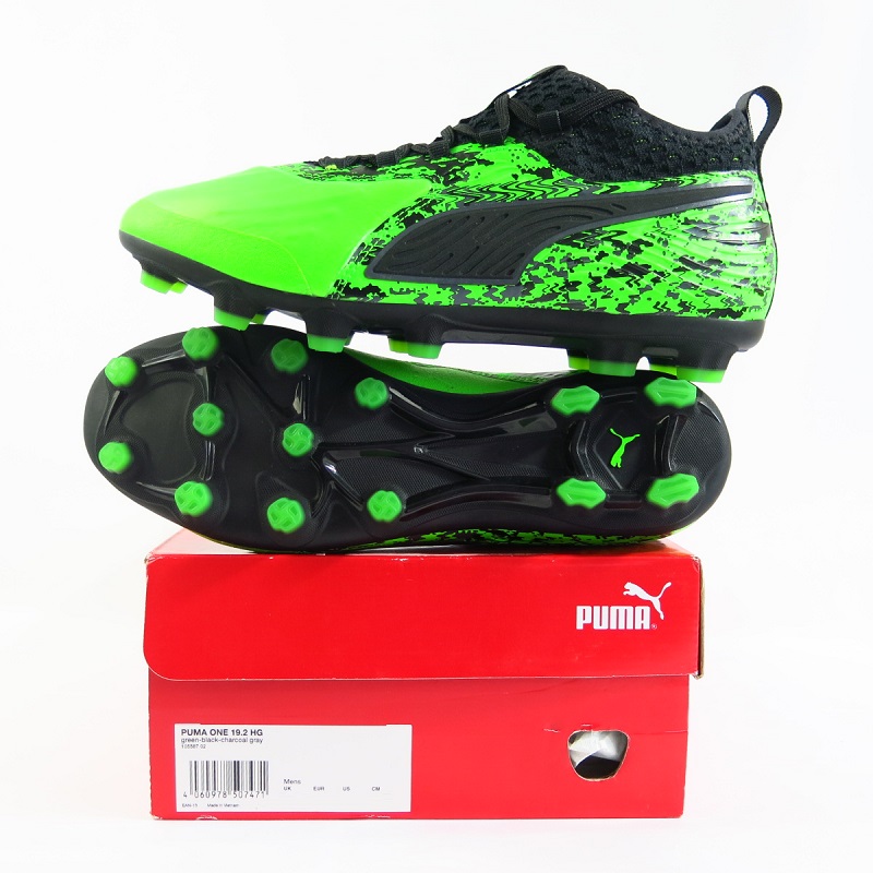 Old-Firm-Boots-Puma-One-19.2-FG/AG-Green Football Boots